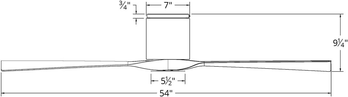 Modern Forms FH-W1811-54-GH/WG Aviator 54" Three Blade Indoor/Outdoor Smart Fan with Six Speed DC Motor in Graphite Finish. with iOS/Android App - Image 9