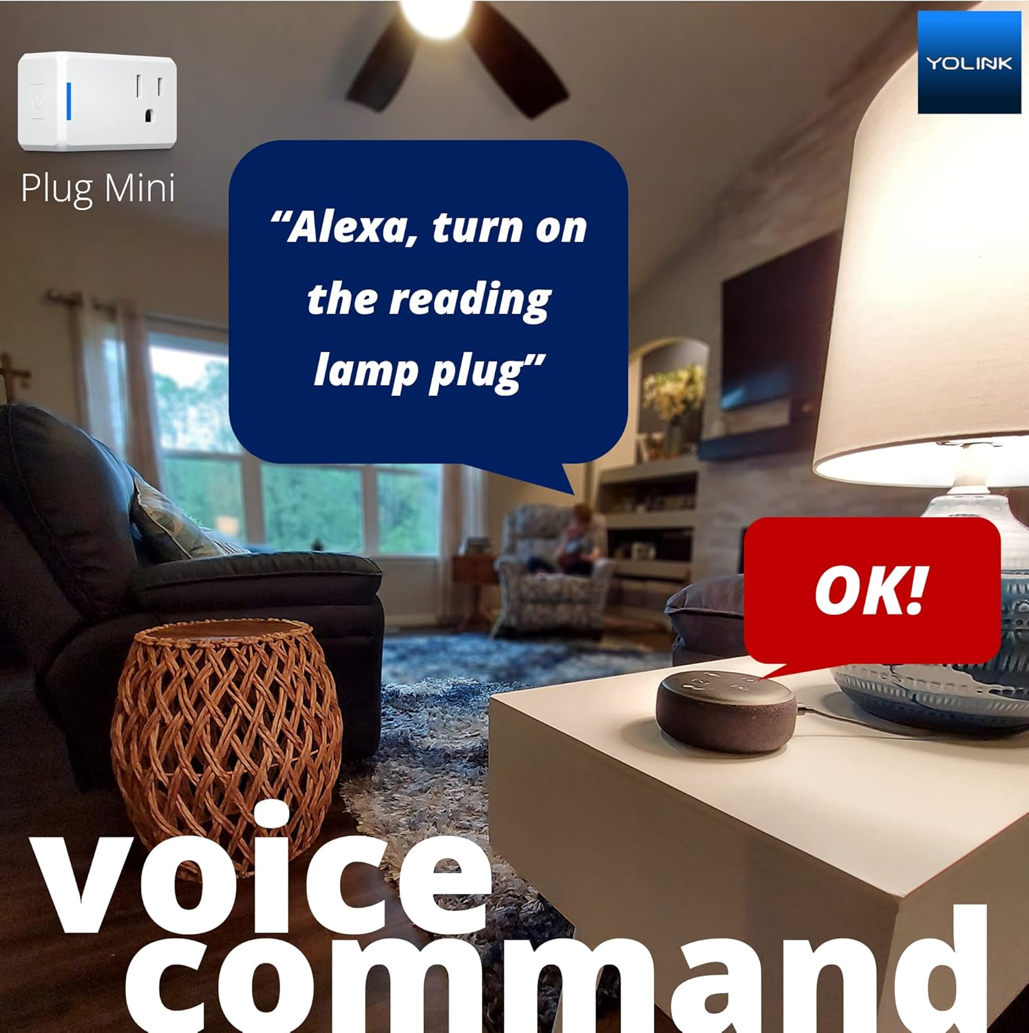 Smart Plugs, YoLink 1/4 Mile World's Longest Range Smart Plug Compatible with Alexa, IFTTT 10A Smart Home Plug Mini Outlet, Remote Control Home Appliances from Anywhere, 4 Packs, YoLink Hub Included - Image 6