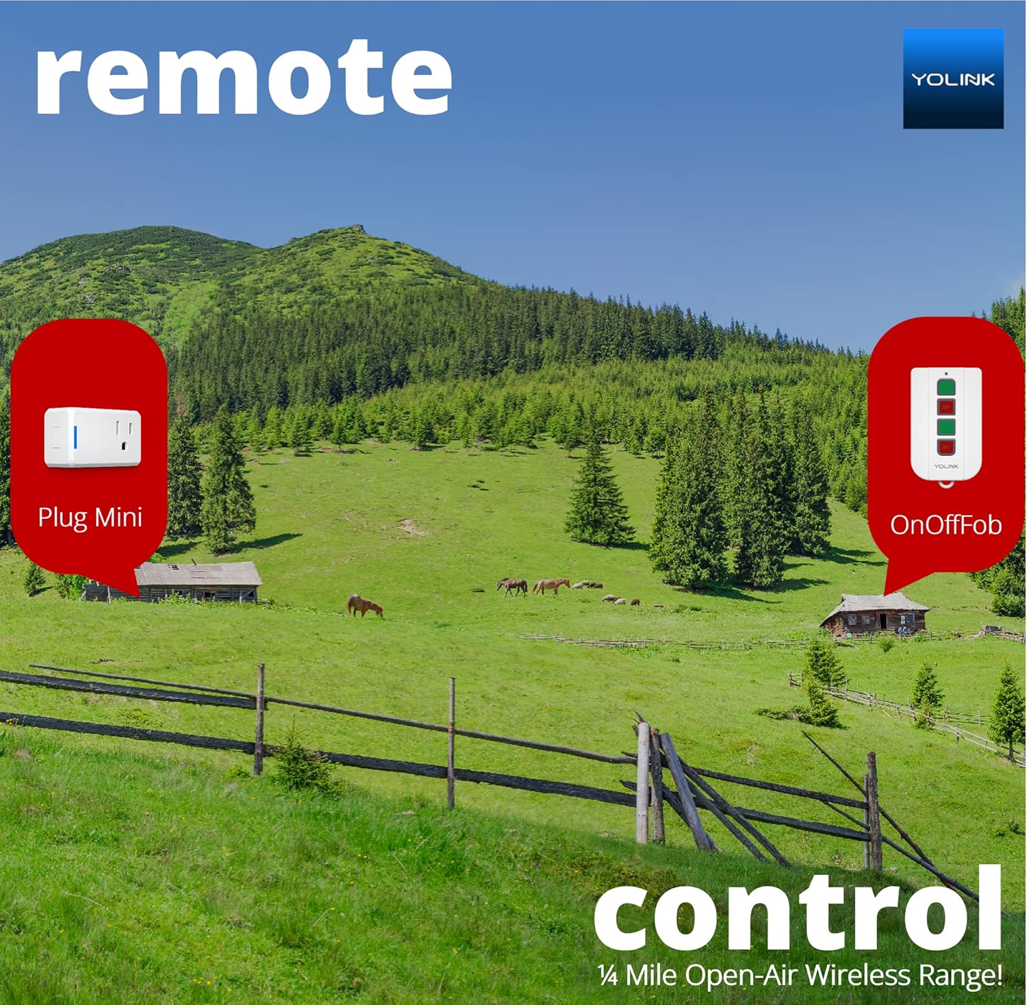 Smart Plugs, YoLink 1/4 Mile World's Longest Range Smart Plug Compatible with Alexa, IFTTT 10A Smart Home Plug Mini Outlet, Remote Control Home Appliances from Anywhere, 4 Packs, YoLink Hub Included - Image 7