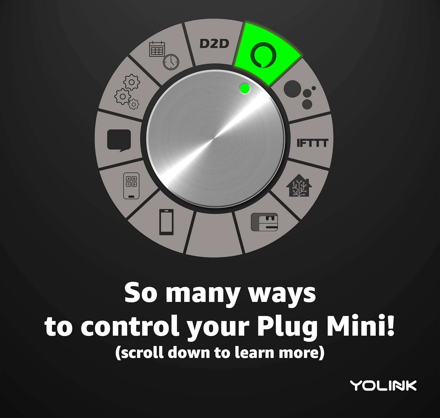 Smart Plugs, YoLink 1/4 Mile World's Longest Range Smart Plug Compatible with Alexa, IFTTT 10A Smart Home Plug Mini Outlet, Remote Control Home Appliances from Anywhere, 4 Packs, YoLink Hub Included - Image 9