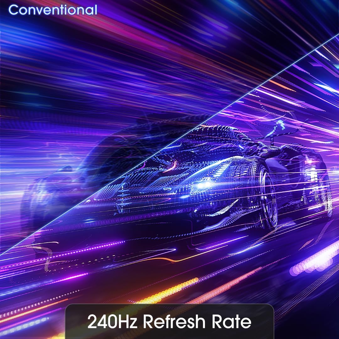 Sceptre 32-inch Curved Gaming Monitor Overdrive up to 240Hz DisplayPort 165Hz 144Hz HDMI AMD FreeSync Build-in Speakers, Machine Black (C325B-185RD) - Image 9