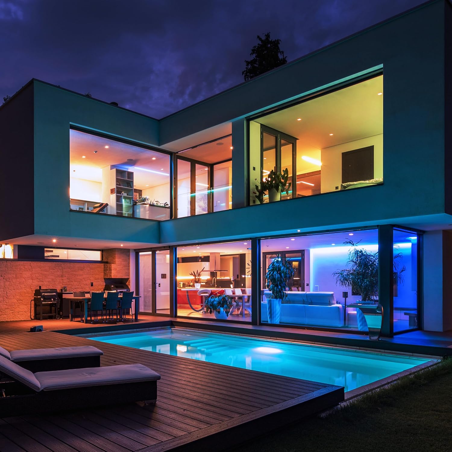 Feit Electric Smart Recessed Downlights, 5-6 Inch, Wi-Fi LED, Dimmable Color-Changing, 1000 Lumens, 11.1W (75W Equivalent), Voice & App Control, Daylight to Soft White, 50,000 Hour Lifespan - Image 7