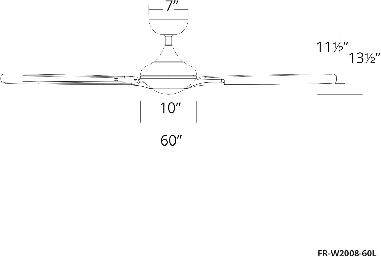 Mykonos Smart Indoor and Outdoor 5-Blade Ceiling Fan 60in Bronze/Dark Walnut with 3000K LED Light Kit and Remote Control works with Alexa, Google Assistant, Samsung Things, and iOS or Android App - Image 9