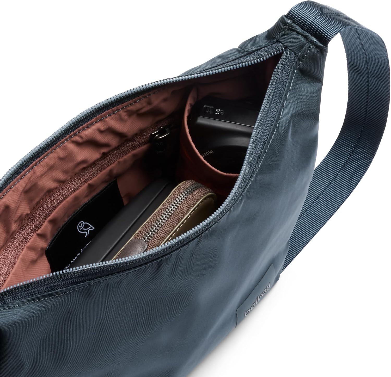 Bellroy Laneway Crescent Bag (everyday 2.5 liter mini crossbody bag with plenty of pockets and adjustable strap)' - BlueSteel - Image 4
