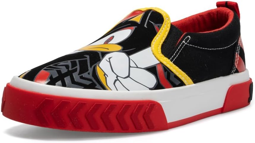 Ground Up Sega Sonic and Shadow Slip On Shoes for Boys - Image 3