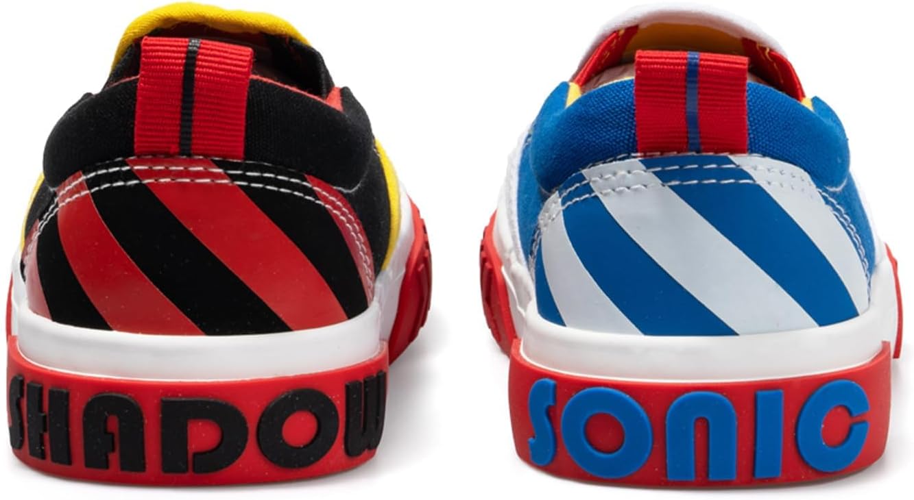 Ground Up Sega Sonic and Shadow Slip On Shoes for Boys - Image 5