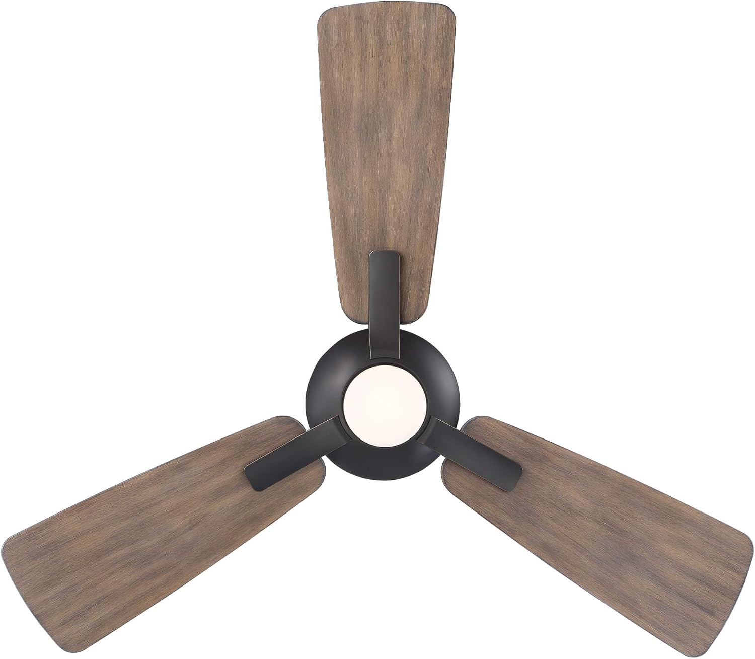 Mykonos Smart Indoor and Outdoor 3-Blade Ceiling Fan 52in Oil Rubbed Bronze Barn Wood with 2700K LED Light Kit and Remote Control worksworks with Alexa and iOS or Android App - Image 5
