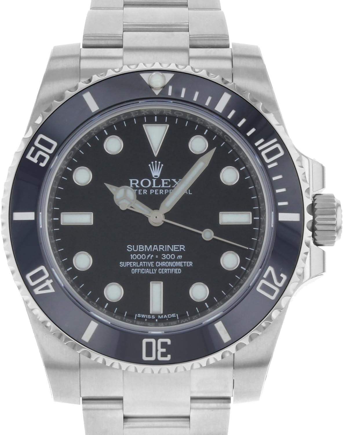 Rolex Submariner Black Dial Oystersteel 40mm Men's Watch 114060 - Image 2
