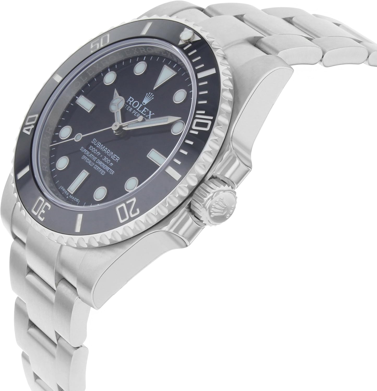 Rolex Submariner Black Dial Oystersteel 40mm Men's Watch 114060 - Image 3