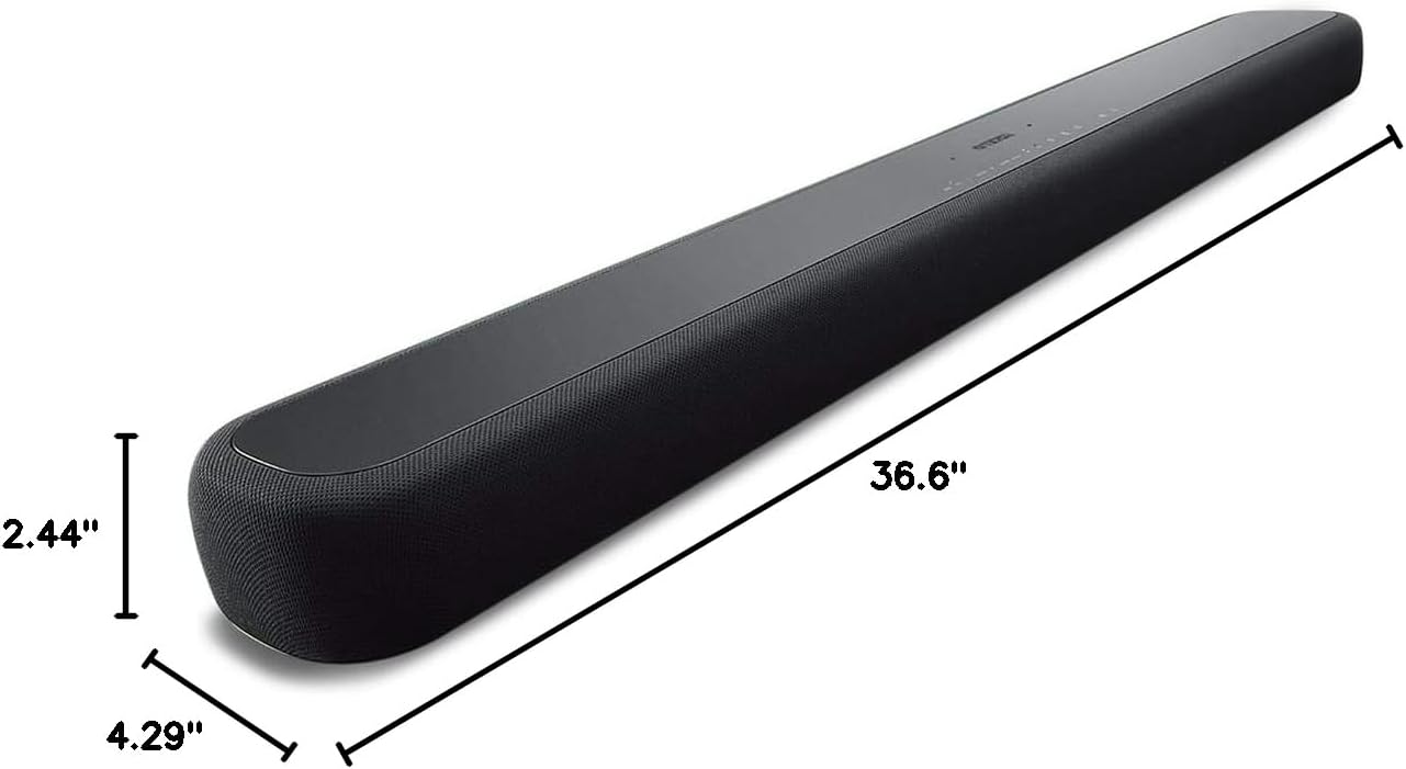 Yamaha Audio YAS-209BL Sound Bar with Wireless Subwoofer, Bluetooth, and Alexa Voice Control Built-In,Black,36 x 2.5 x 4.25 inches - Image 11