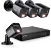 ANNKE 8CH Wired Outdoor Security Camera System with AI Human/Vehicle Detection, 5MP Lite H.265+ CCTV DVR Recorder and 4 x 1080P Surveillance Cameras, Email Alert with Snapshots, No Hard Drive