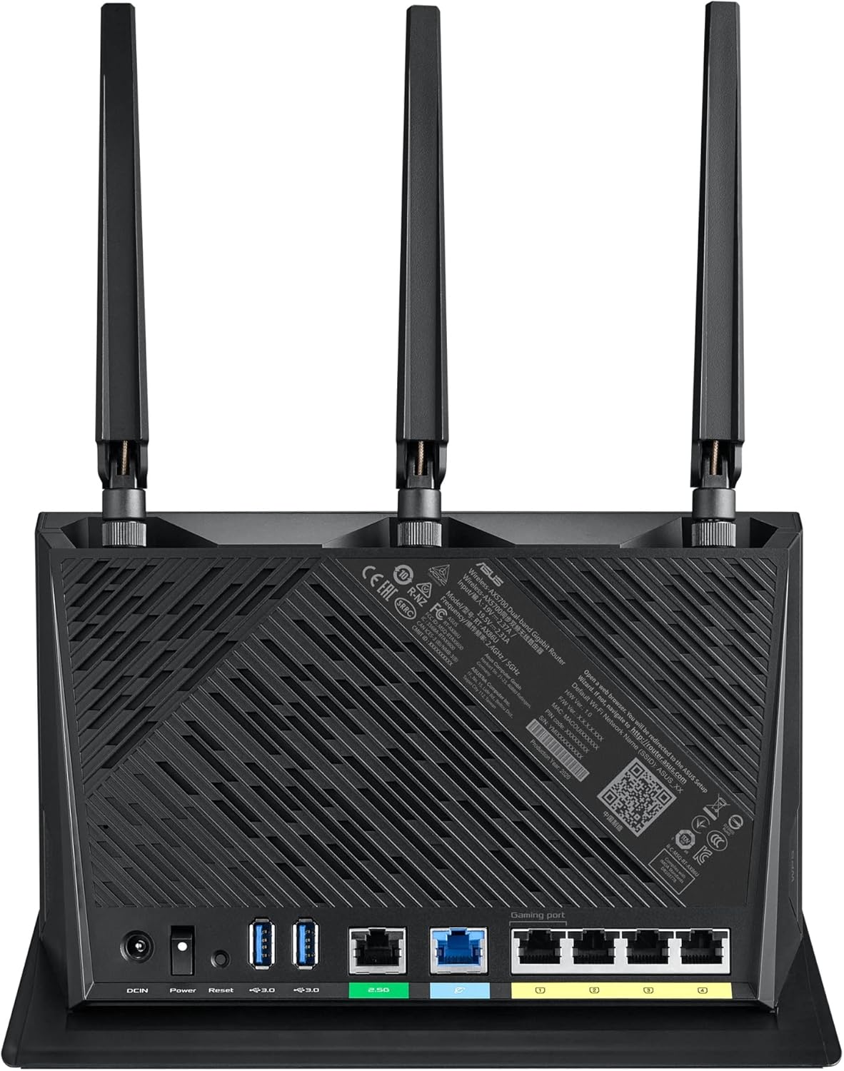 ASUS RT-AX86U (AX5700) Dual Band WiFi 6 Extendable Gaming Router, 2.5G Port, Mobile Game Mode, Port Forwarding, Subscription-free Network Security, Instant Guard, VPN, AiMesh Compatible - Image 2