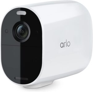 Arlo Essential XL Spotlight Camera - Wireless Security, 1080p Video, Color Night Vision, 2 Way Audio, 1 Year Battery Life, Wire-Free, Direct to Wi-Fi No Hub Needed, Works with Alexa, White - VMC2032