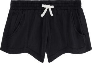 Billabong Girls' Mad for You Elastic Waist Pull-on Shorts, Side Seam Pockets
