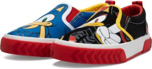 Ground Up Sega Sonic and Shadow Slip On Shoes for Boys