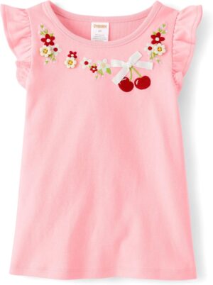 Gymboree Girls and Toddler Sleeveless Embroidered Top