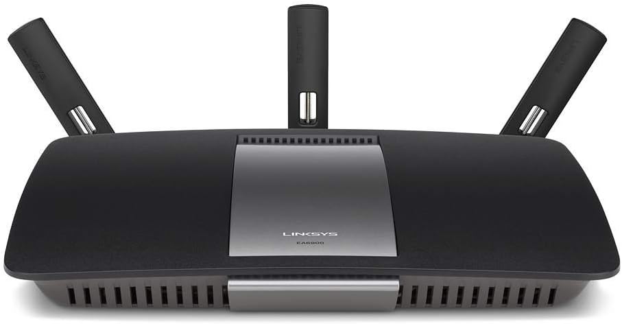 Linksys AC1900 Wi-Fi Wireless Dual-Band+ Router with Gigabit & USB 3.0 Ports, Smart Wi-Fi App Enabled to Control Your Network from Anywhere (EA6900)
