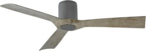 Modern Forms FH-W1811-54-GH/WG Aviator 54″ Three Blade Indoor/Outdoor Smart Fan with Six Speed DC Motor in Graphite Finish. with iOS/Android App
