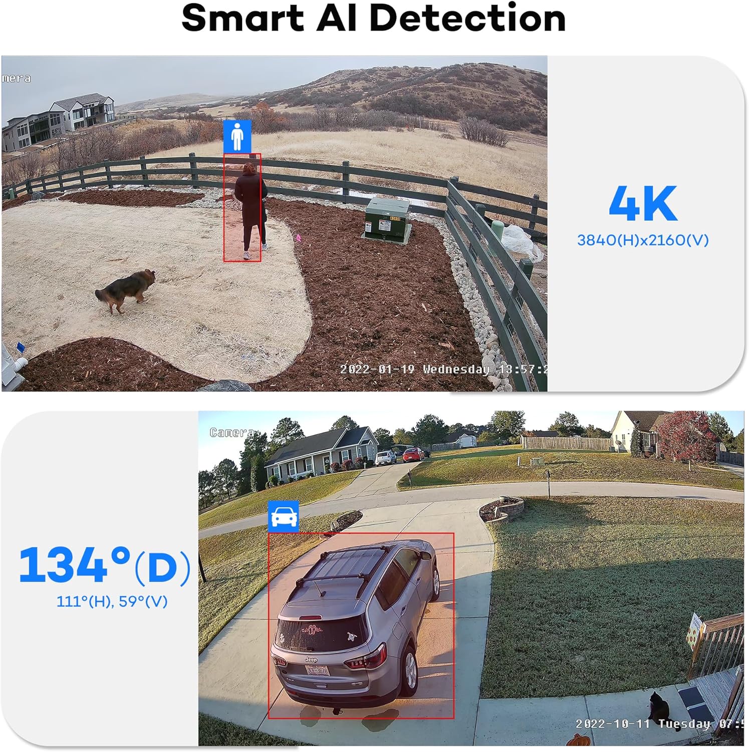 ONWOTE 16 Channel 4K PoE Security Camera System, 12MP 16CH Commercial NVR 4TB, 16x 8MP 134° Outdoor IP Cameras with Audio, AI Detect Human Vehicle, 16x Cables (Total 1280ft), Wired CCTV for Business - Image 2