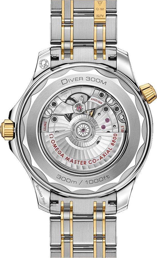 Omega Seamaster Sedna Blue Dial Steel and 18kt Yellow Gold Watch 210.20.42.20.03.001 - Image 2