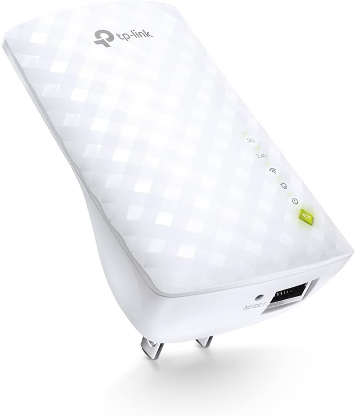 TP-Link AC750 WiFi Range Extender | Up to 750Mbps | Dual Band WiFi Extender, Repeater, WiFi Signal Booster, Access Point| Easy Set-Up | Extends WiFi to Smart Home & Alexa Devices (RE200)