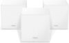 Tenda Nova Mesh WiFi System MW12 - Covers up to 6000 sq.ft - Tri-Band AC2100 Whole Home WiFi Mesh System - Gigabit Mesh Router for 100+ Devices - Dual-Band Mesh Network - 3 Gigabit Ports - 3-Pack