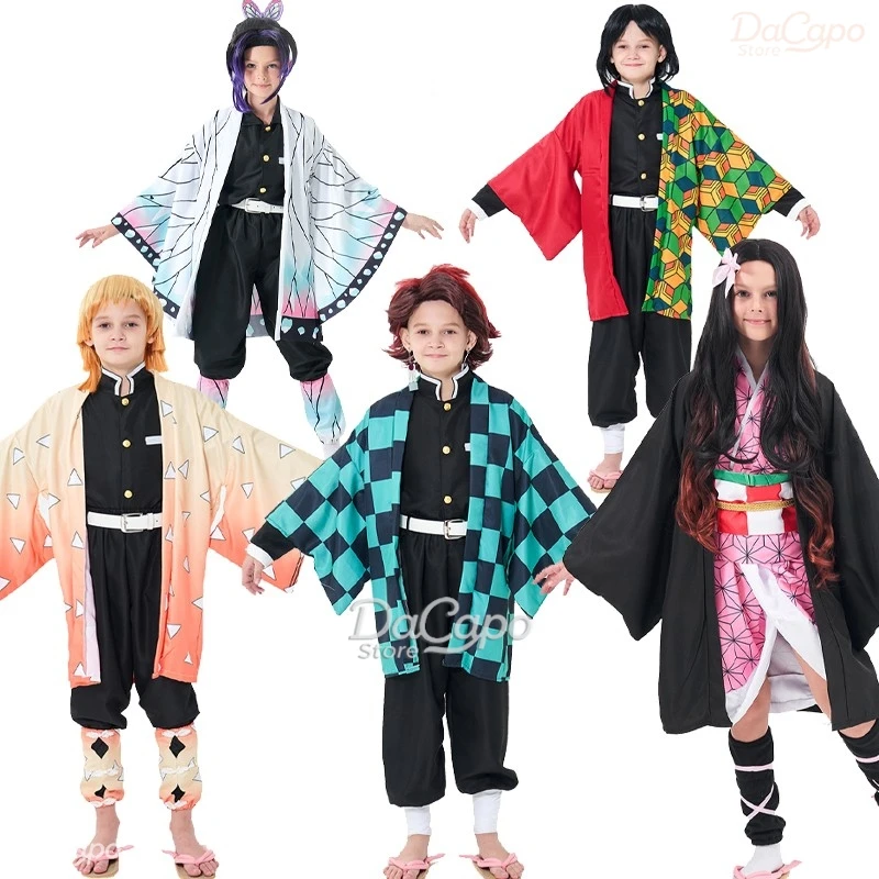 Anime Demon Cosplay Slyer Corps Infinity Castle Adults Kids Costume Halloween Clothing Onikari Kyojuro Mitsuri Muichiro Tanjiro