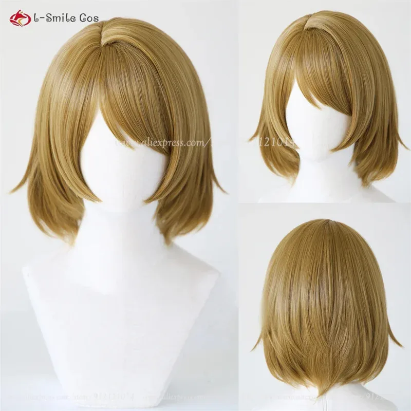 Anime Hanayo Koizumi Cosplay Wig Simulated Scalp Styled Short Wigs Heat Resistant Synthetic Hair Halloween + Wig Cap
