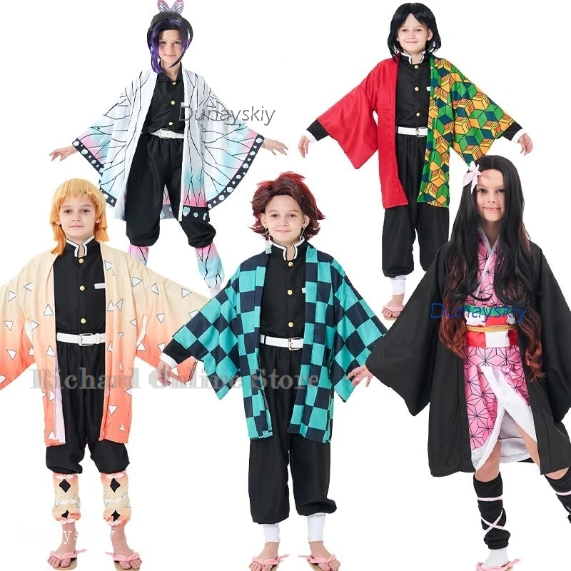 disfraz adulto Anime Demon Cosplay Slyer Corps Infinity Castle Adults Kids Costume Clothing halloween costumes