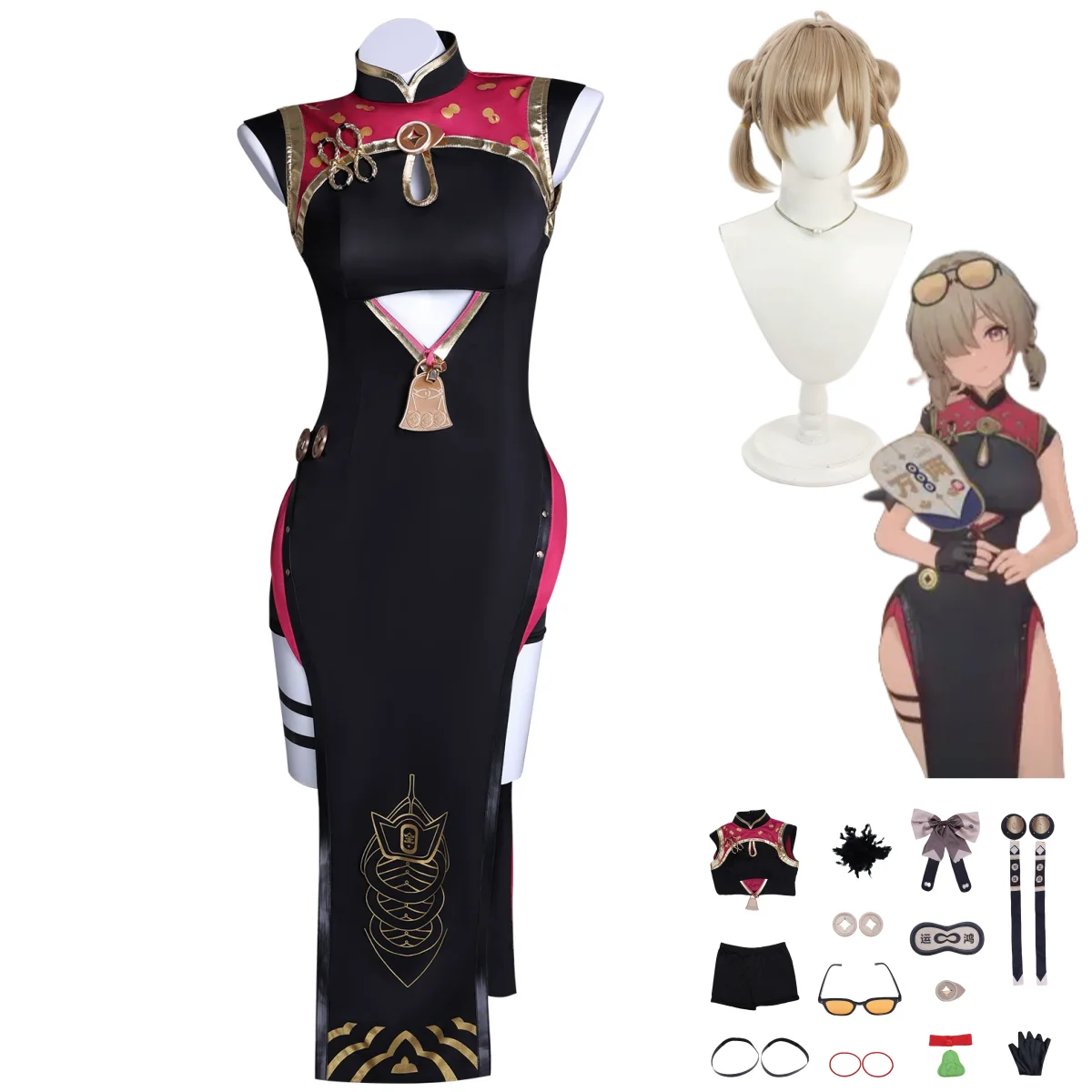 Game Zenless Zone Zero Sweety Cosplay Costume Tea Drinker Chinese Style Cheongsam Dress Uniform Woman Sexy Carnival Suit
