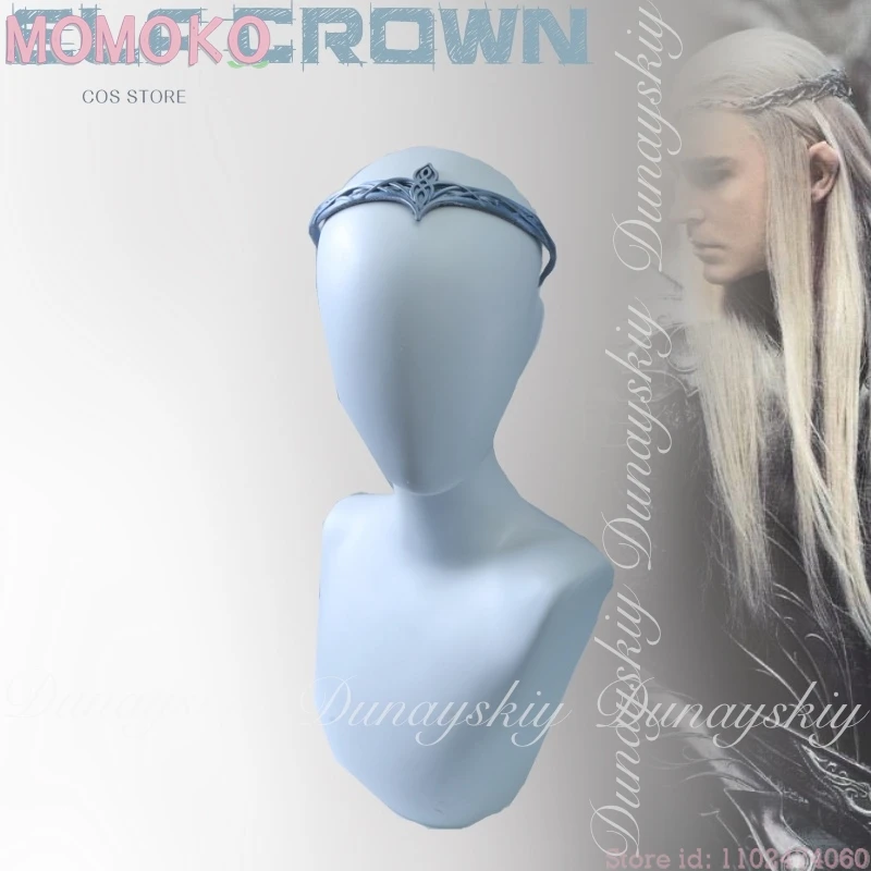 Halloween Costume Woman A Elf Crown Uses 3D Printing Technology Stage Props In Silver disfraz adulto Anime Clothing
