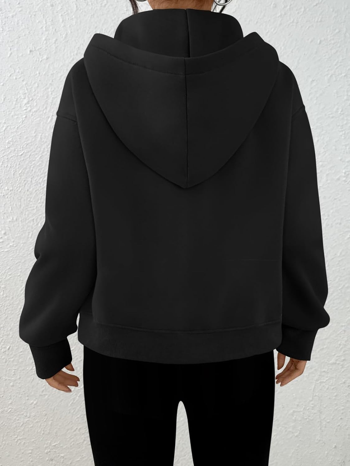 Trendy Queen Womens Zip Up Hoodies Fall Fashion Sweatshirt 2025 Clothes Y2K Cropped Jackets Cute Winter Outfits - Image 4