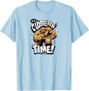Fantastic Four – The Thing Clobberin’ Time T-Shirt