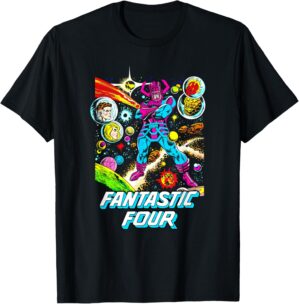 Marvel Fantastic Four Classic Galactus Comic Cover T-Shirt