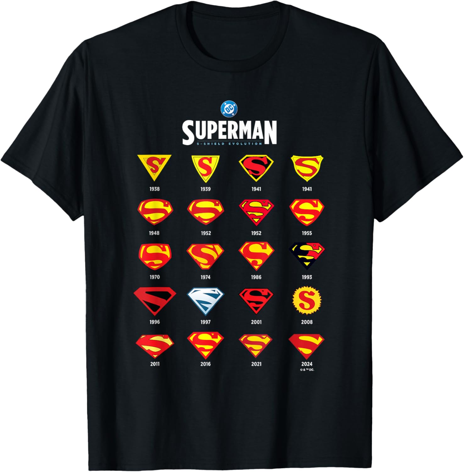 Superman S-Shield Evolution T-Shirt