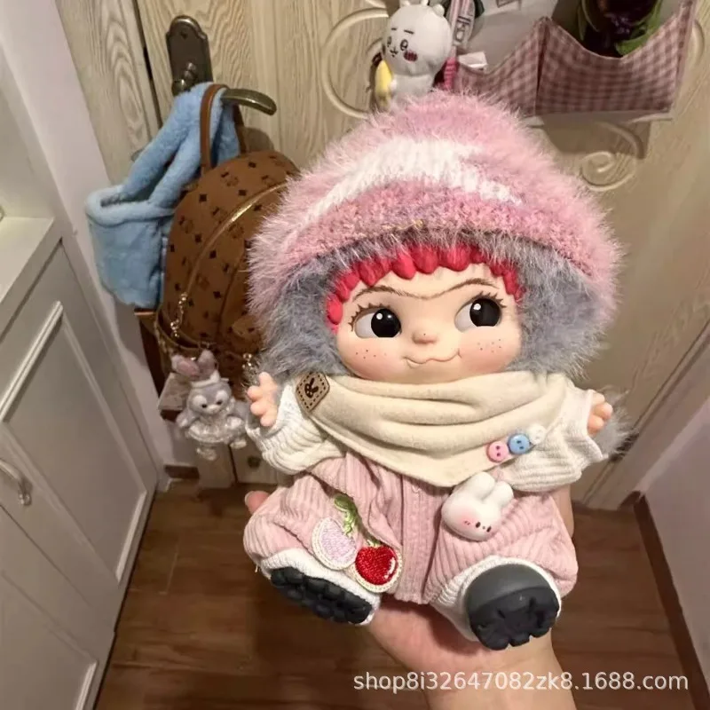 【Only clothes】 Suitable for 20cm Wakuku Baby Clothes Trendy Party Bibs Cotton Dolls Blind Boxes Plush Toys and Clothing