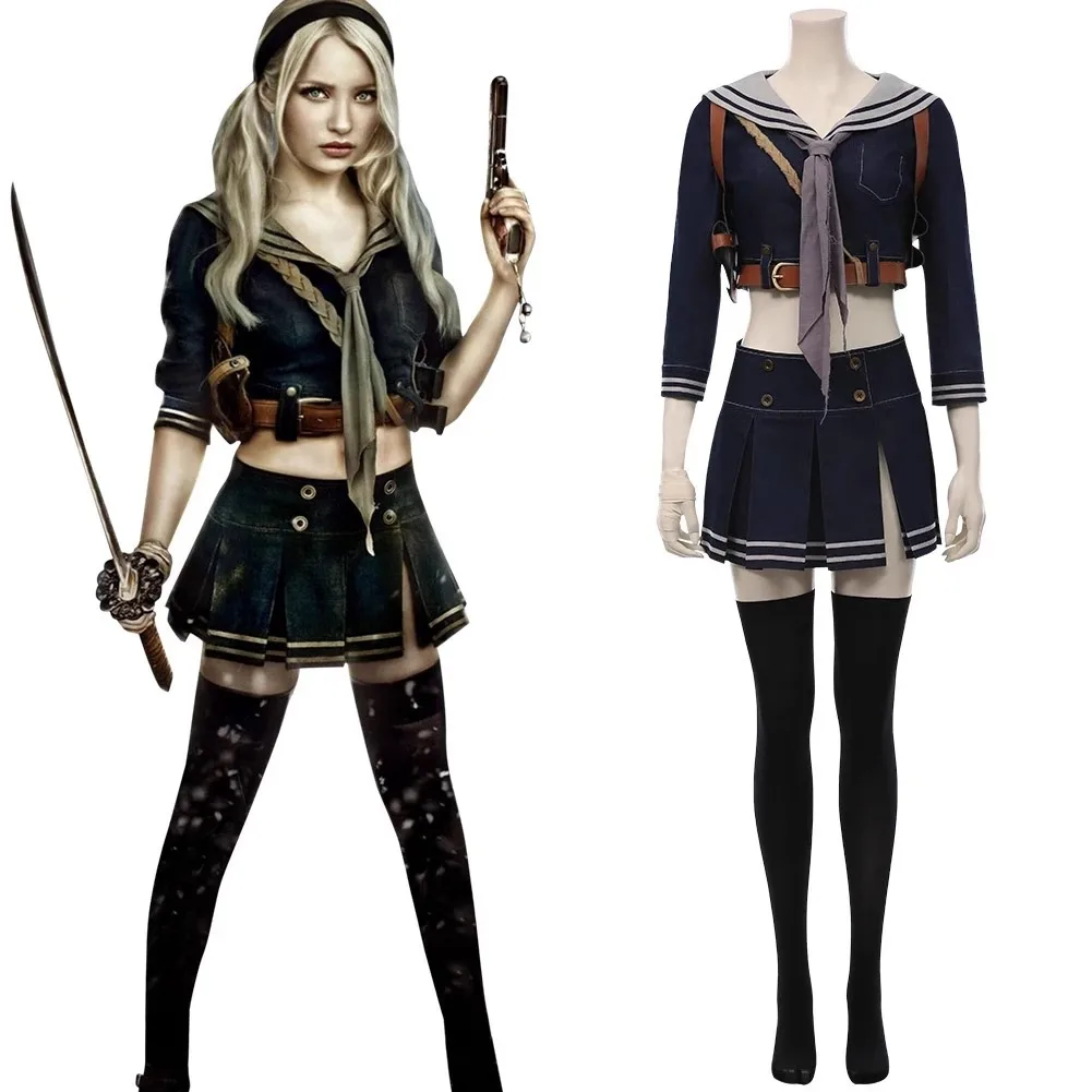 "Pretty Little Liars" Emily Browning Cosplay Full Set Of Baby Doll Women's Clothing