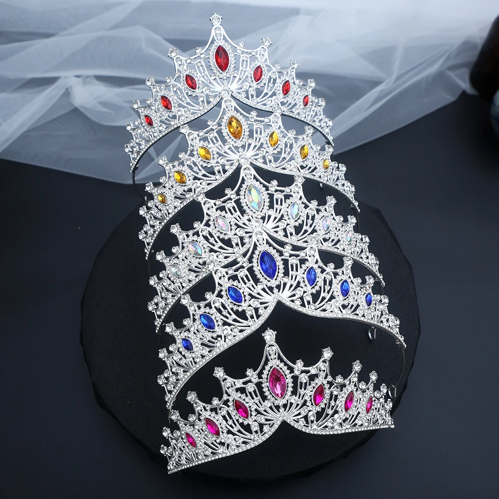 1pc Exquisite Vintage Hair Crown Bohemia Inspired Design Sparkling Rhinestone Ornate Detailing Perfect for Bridal Looks Pageant