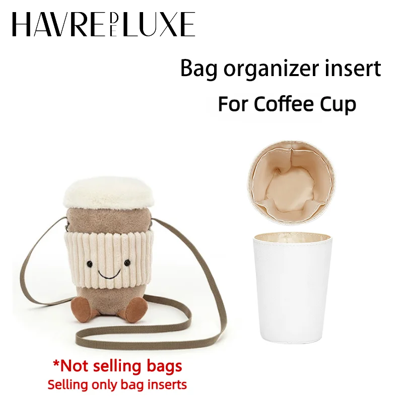 Bag Organizer Insert For Coffee Cup Bear Popcorn Fashion Durable Bag Support Storage Inner Modification Bag Accessories