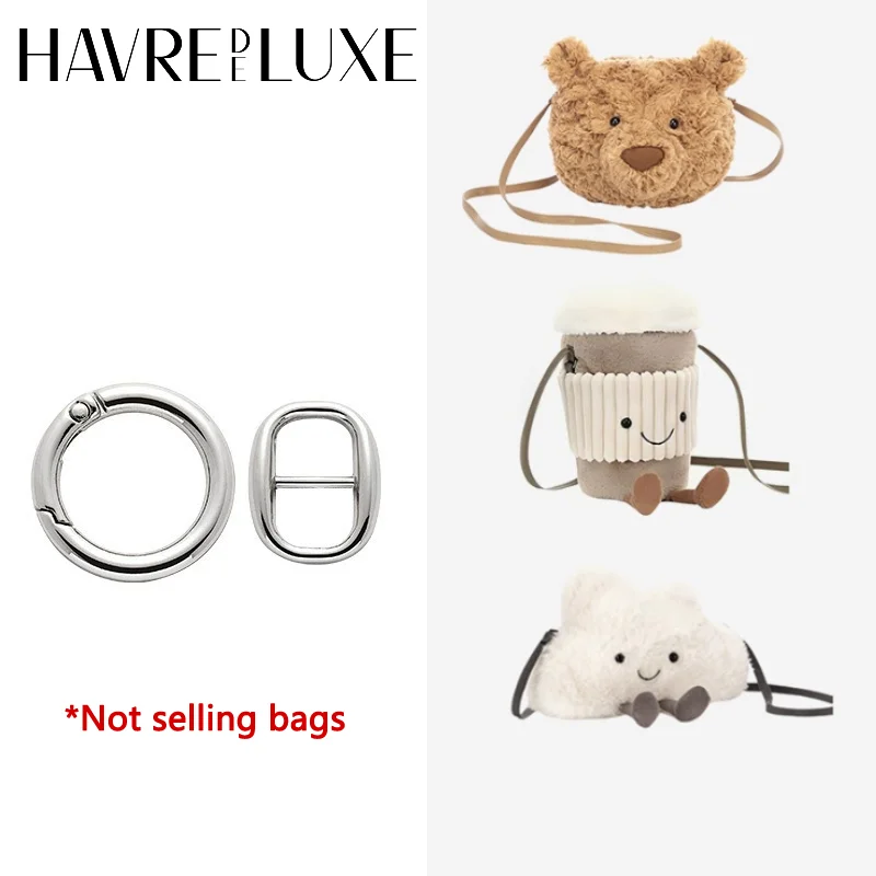 Shoulder Strap Buckle For Coffee Cup Bear Popcorn Fashion Durable Bag Support Storage Inner Modification Bag Accessories
