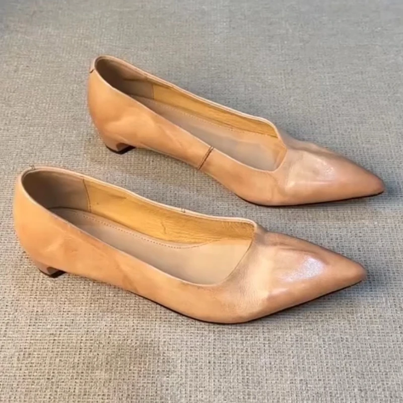 Elegant Women Shoes Shallow Comfort Footwear Female Concise Fashion Pointed Toe Pumps Women Office Shoes Zapatos De Mujer