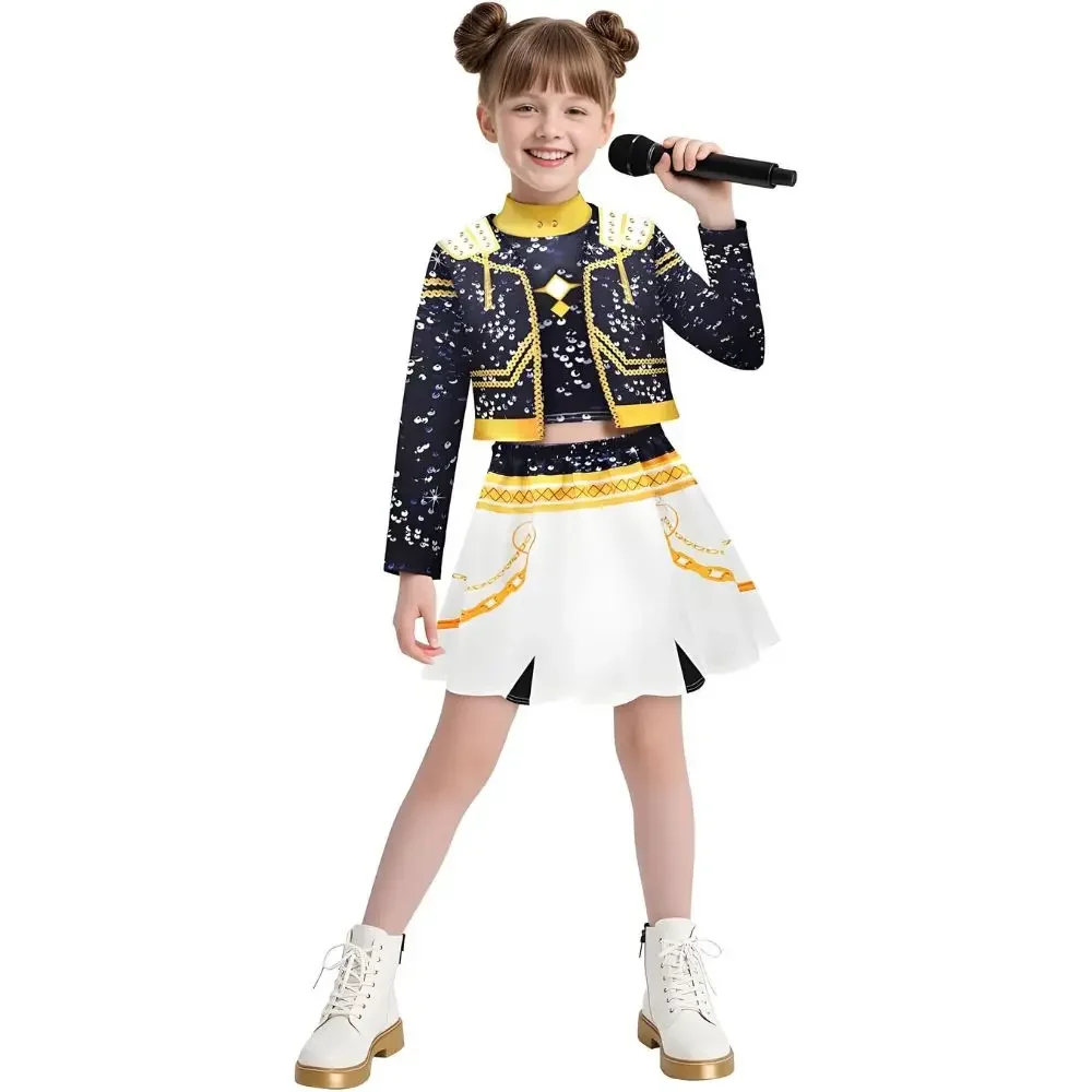 Kids Girls Cosplay Costume for Kid Printed Clothing Roleplay Halloween Carnival Costume
