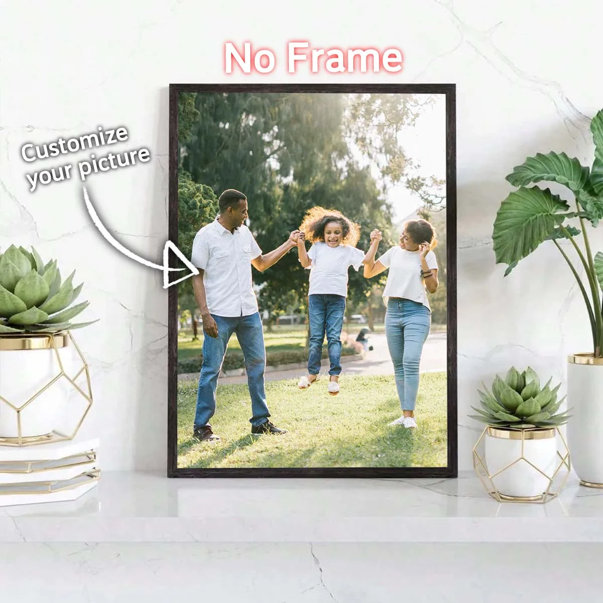 Custom Print Canvas Painting By Your Photo Canvas Poster Personal Gift Customize Figure Animal Pets Pictures Home Decor Prints