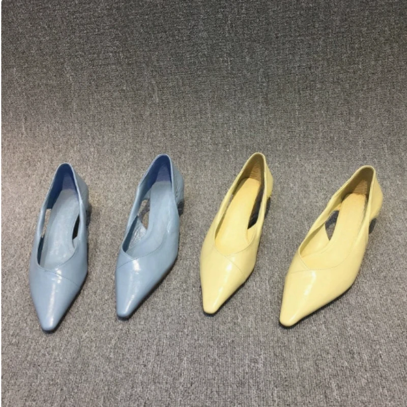 Woman Elegant French Square Toe Mary Janes Shoes Cute Casual Female Retro Low Heel Footwears Soft Soled Outdoor Dress Pumps