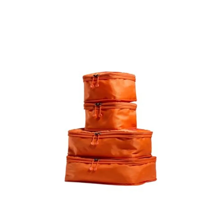 Compression Packing Cubes for Travel, Luggage Organiser for Suitcases or Bags, Travel Accessories, Set of 4