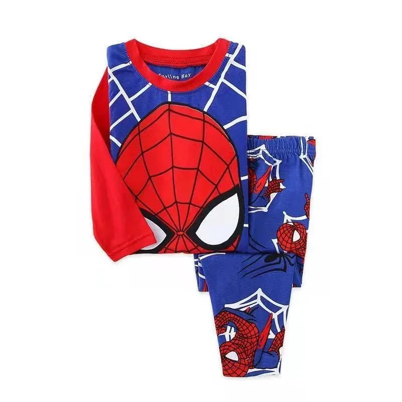 New Baby Boys Clothes Set Kids T-Shirt+Long Pants Outfits Toddler Iron Cosplay Costumes Children Clothing Set 2025