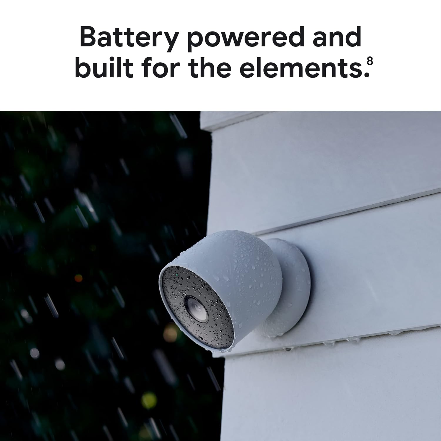 Google Nest Cam Outdoor or Indoor, Battery - Wireless Security Camera | Home security camera, built-in intelligent alerts, 1080p HDR video, works with Google Home and Alexa - Image 3