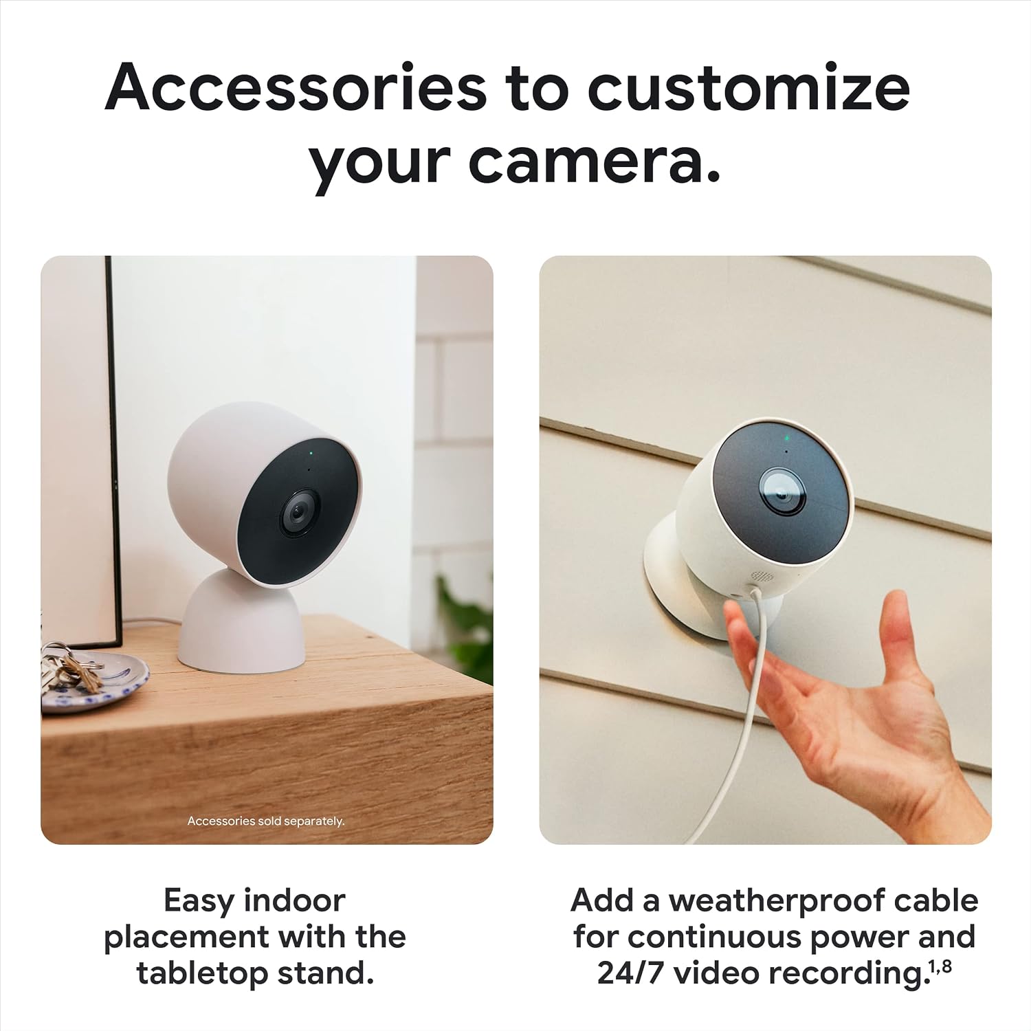 Google Nest Cam Outdoor or Indoor, Battery - Wireless Security Camera | Home security camera, built-in intelligent alerts, 1080p HDR video, works with Google Home and Alexa - Image 10