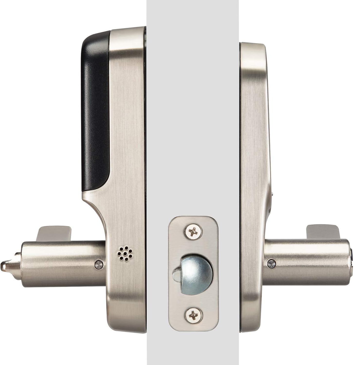 Yale Assure Lever, Touchscreen Keypad Door Lever (for Doors with no deadbolt) - Keyless Entry with pin Code Unlocking and one-Touch or Auto-Locking - Satin Nickel - Image 3