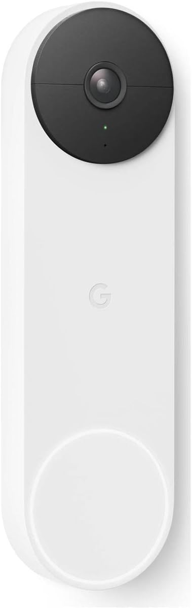 Google Nest Doorbell (Battery) - Snow | 6x digital zoom video doorbell, HD, 24/7 live view, Night vision, HDR, works with Google Home & Gemini - Image 3